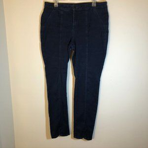 NYDJ Leggings Pants Jeans Denim Lift Tuck Technology Dark Wash High Rise SZ 12